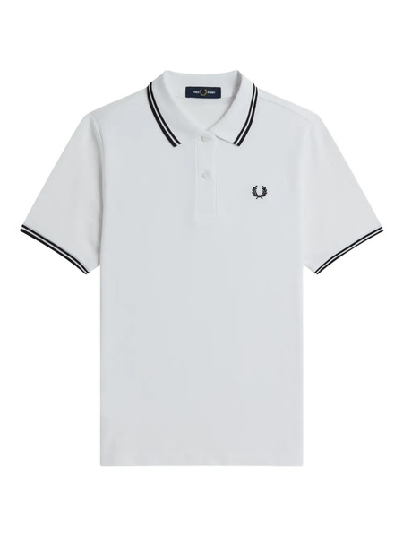  Fred Perry Polo Con Cuello De Pico - Blanco 