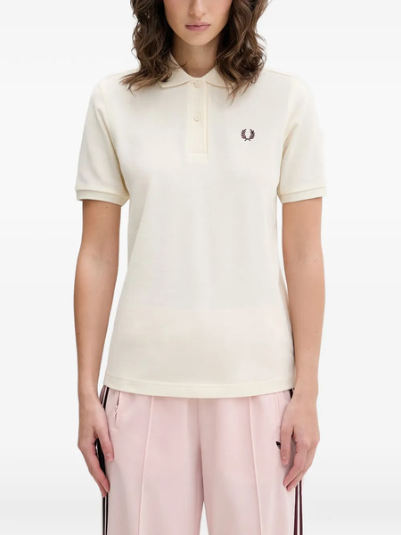  Fred Perry Polo Con Logo Bordado - Blanco 