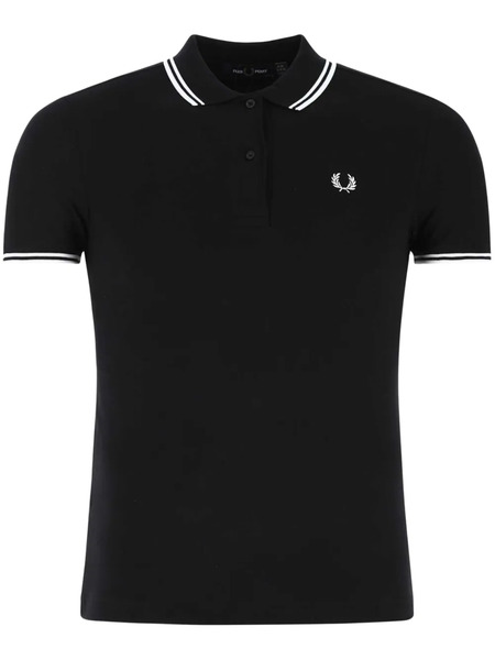  Fred Perry Polo Con Logo Bordado - Negro 