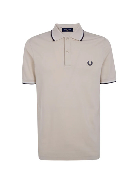  Fred Perry Polo Con Ribete En Contraste - Neutro 