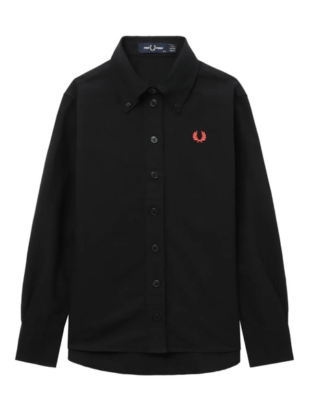  Fred Perry Sudadera Con Logo Bordado - Negro 