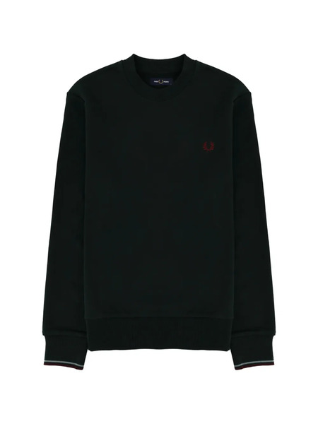  Fred Perry Sudadera Con Logo Bordado - Verde 
