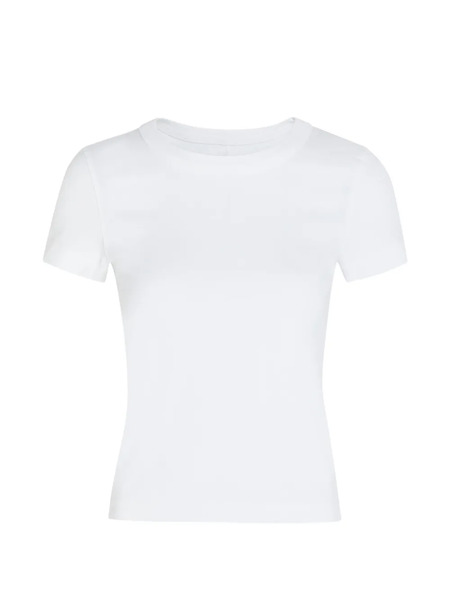  Free People Camiseta Con Cuello Redondo - Blanco 