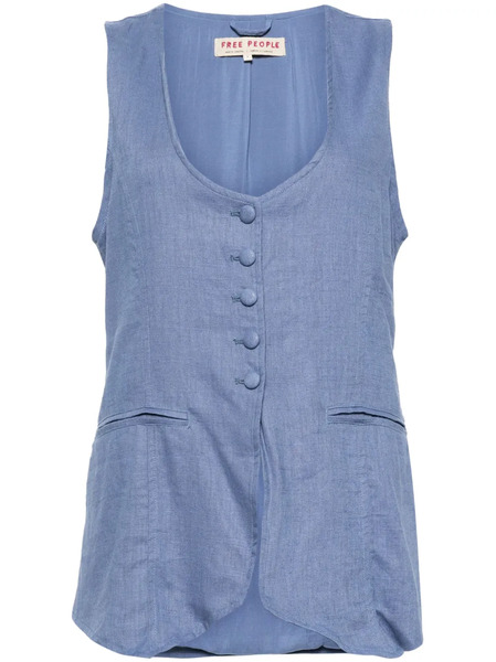  Free People Chaleco Millie - Azul 