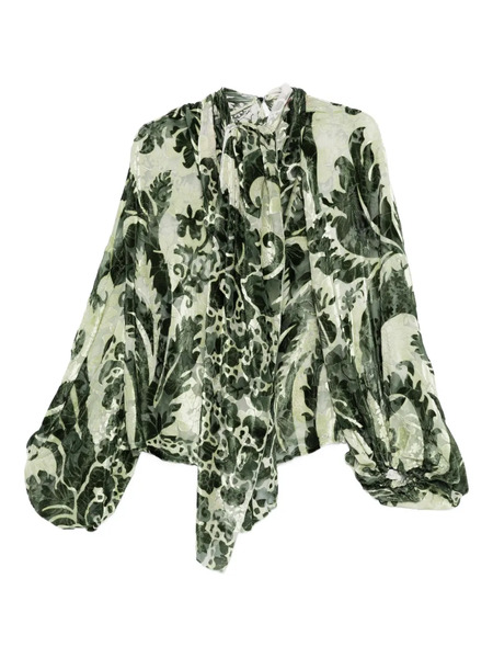  F.r.s For Restless Sleepers Blusa Con Estampado Floral - Verde 