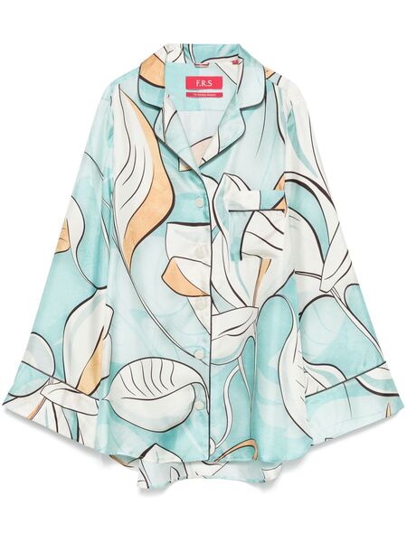  F.r.s For Restless Sleepers Camisa Emera - Azul 