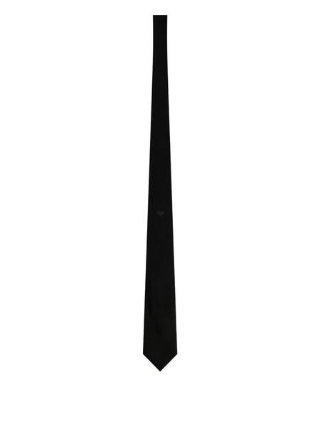  Fursac Corbata De Seda - Negro 