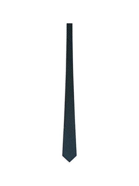  Fursac Corbata De Seda - Negro 