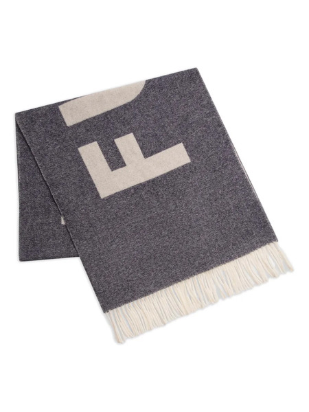  Fusalp Bufanda Con Logo En Jacquard - Azul 