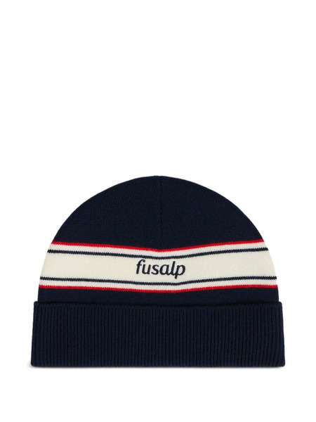  Fusalp Gorro Con Logo Bordado - Azul 