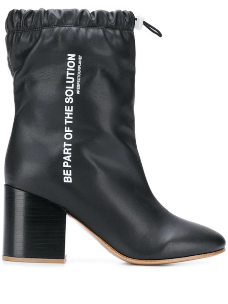  F_wd Botines Con Cordones - Negro 
