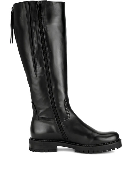  Gabor Botas De Cuero - Negro 