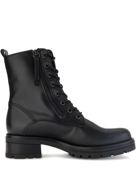 Gabor Botas Militares Con Cordones - Negro 