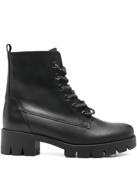  Gabor Botines Con Cordones - Negro 