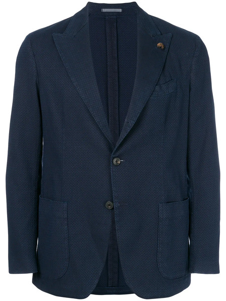  Gabriele Pasini Classic Fitted Blazer - Azul 