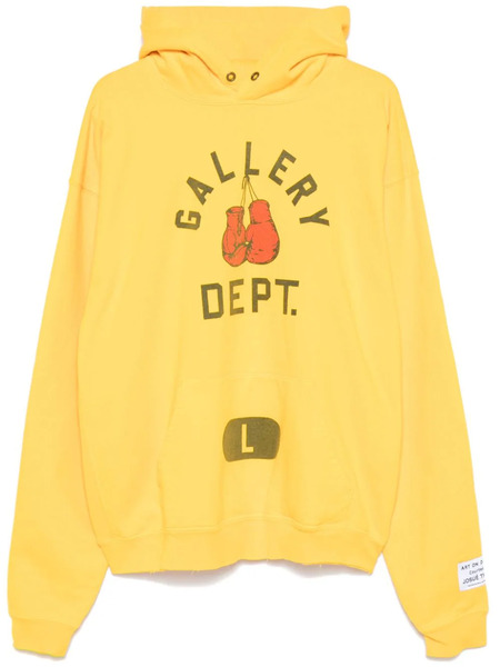  Gallery Dept. Sudadera Boxing Merch Con Capucha - Amarillo 
