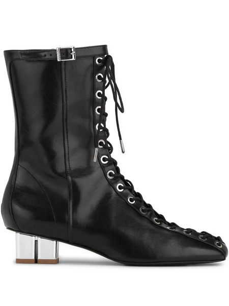  Ganni Botas De Cuero - Negro 