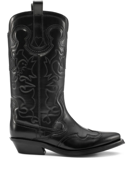  Ganni Botas De Media Caña - Negro 