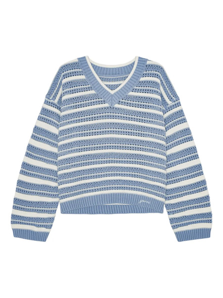  Ganni Jersey A Rayas - Azul 