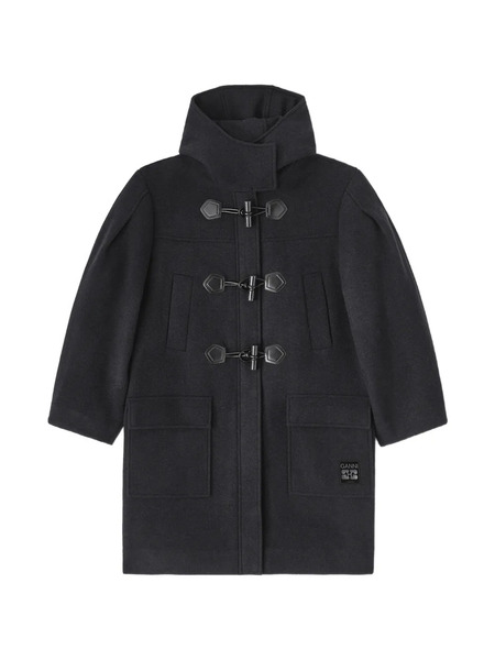  Ganni Parka Con Capucha - Gris 