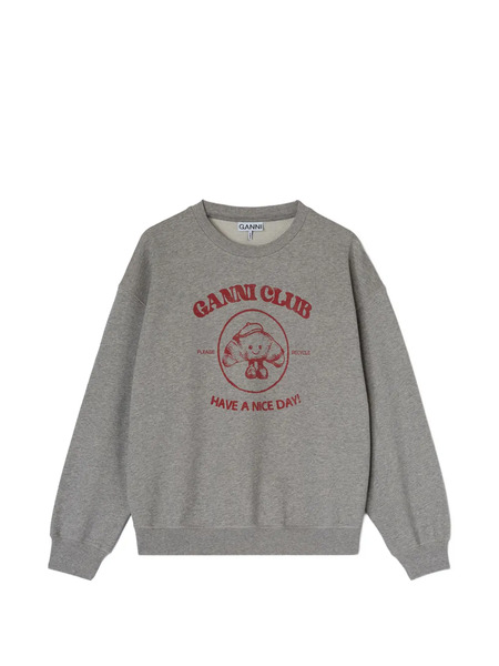  Ganni Sudadera Club - Gris 