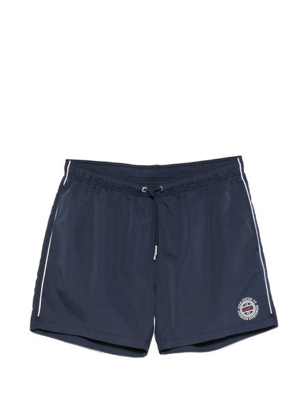  Gant Bermudas Con Logo Estampado - Azul 
