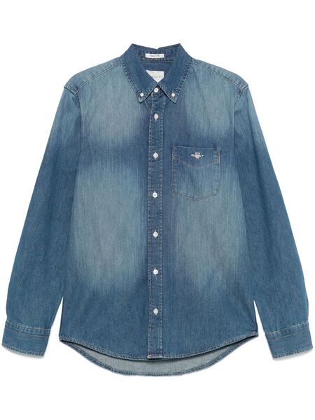  Gant Camisa Vaquera - Azul 