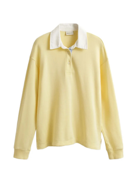  Gant Polo Con Cuello En Contraste - Amarillo 