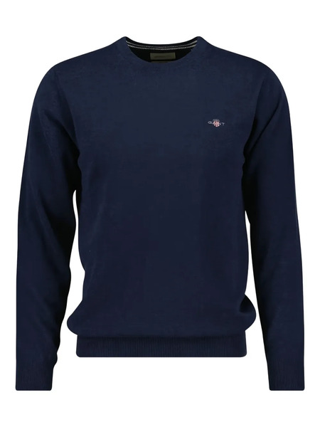  Gant Sudadera Con Cuello Redondo - Azul 