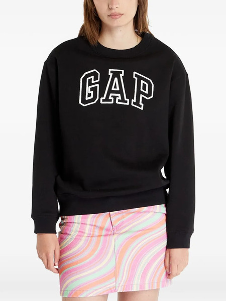  Gap Jersey Con Parche Del Logo - Negro 