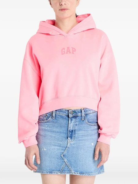  Gap Sudadera Con Capucha Y Logo - Rosa 