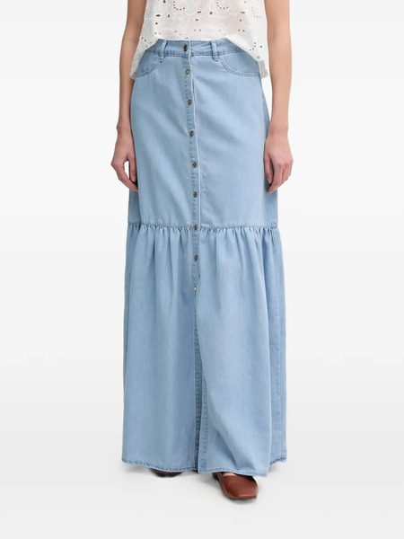  Gaudi Falda Con Botones - Azul 