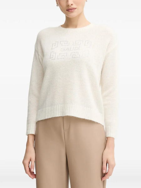  Gaudi Jersey Con Apliques - Neutro 