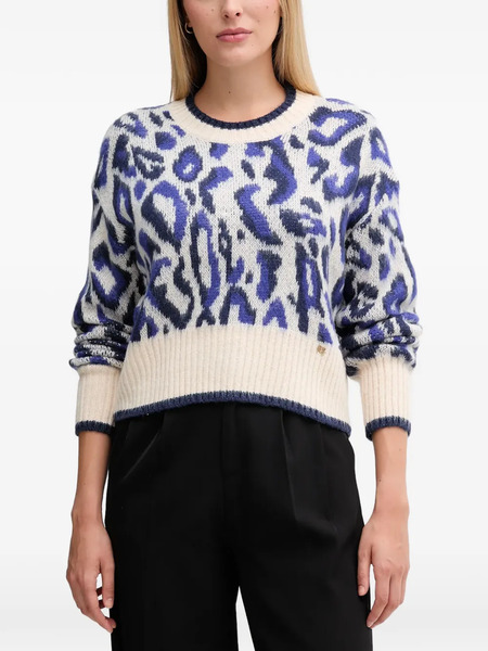  Gaudi Jersey En Jacquard - Neutro 