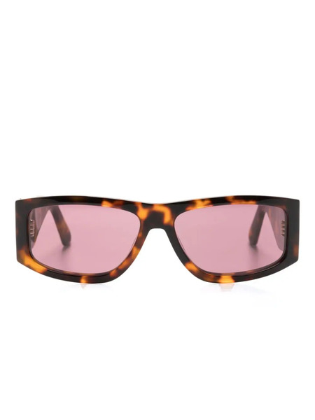  Gcds Gafas De Sol Gd0037 Con Montura Rectangular - Marrón 