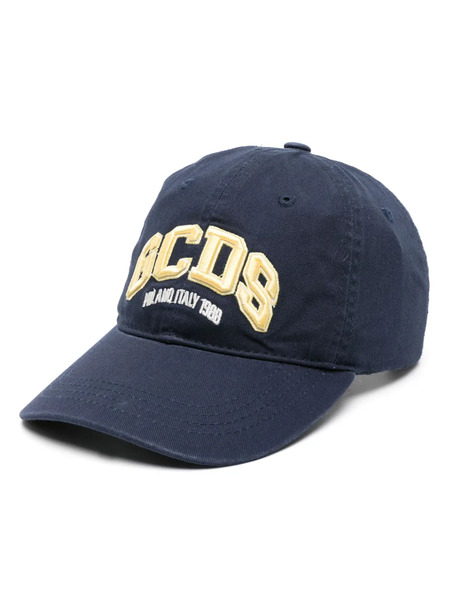  Gcds Gorra Con Logo Bordado - Azul 