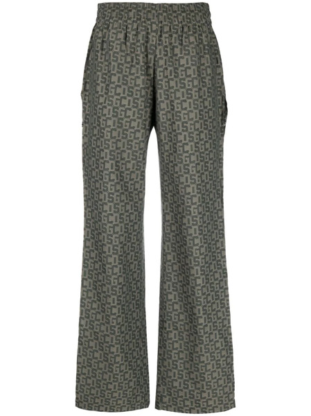  Gcds Pantalones Con Monograma - Verde 