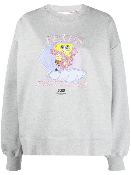  Gcds Sudadera Con Bob Esponja Estampado - Gris 