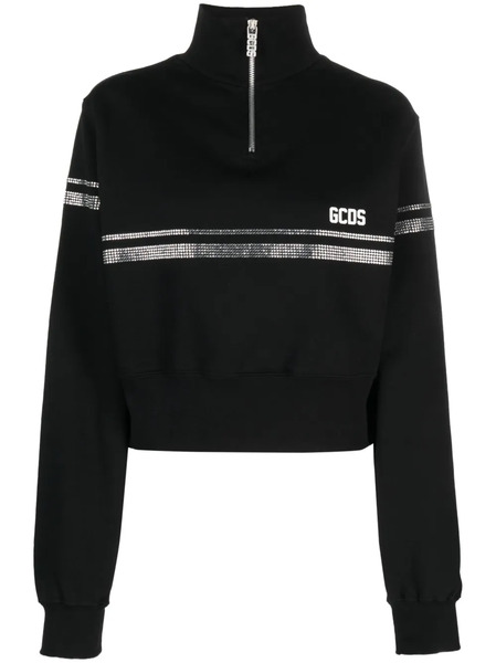 Gcds Sudadera Con Logo Estampado - Negro 