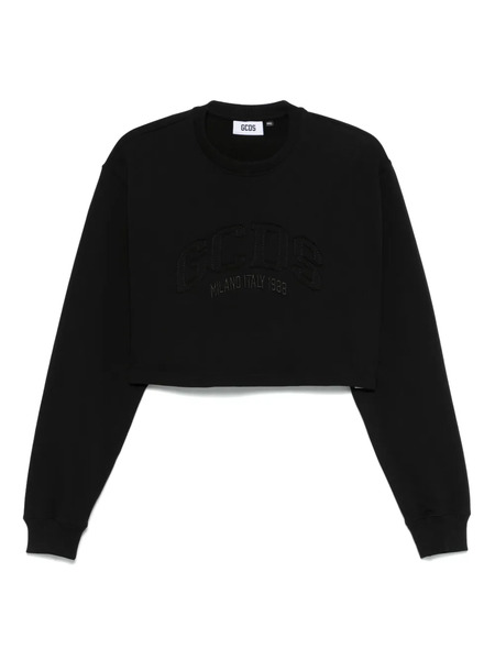  Gcds Sudadera Corta Con Logo - Negro 