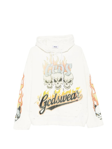  Gcds Sudadera Estampada Con Capucha - Neutro 
