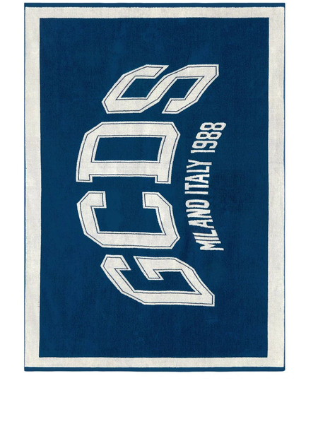  Gcds Toalla De Playa Con Logo Estampado - Azul 