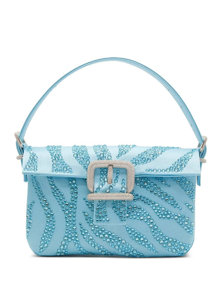 Gedebe Mini Habibi Crystal-embellished Buckle Tote Bag - Azul 