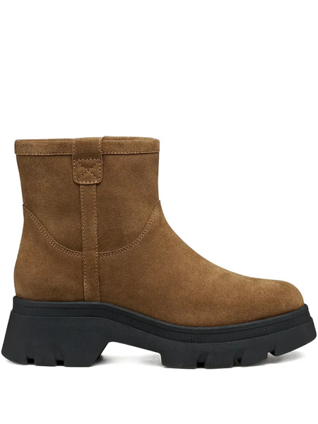  Geox Botines Con Suela Dentada - Marrón 
