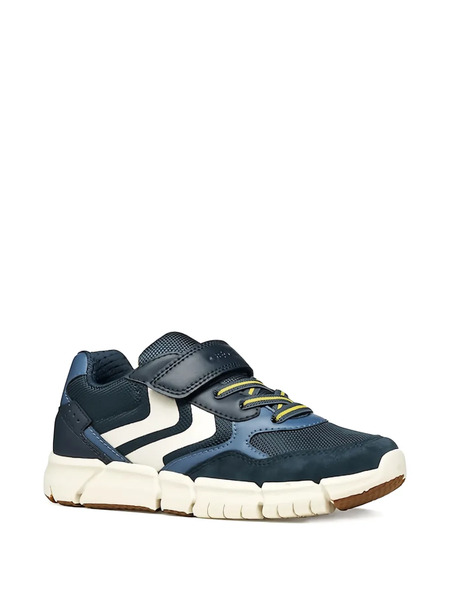  Geox Kids Zapatillas Con Cierre Autoadherente - Azul 