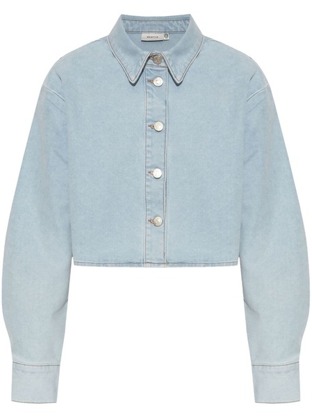  Gestuz Camisa Con Botones - Azul 