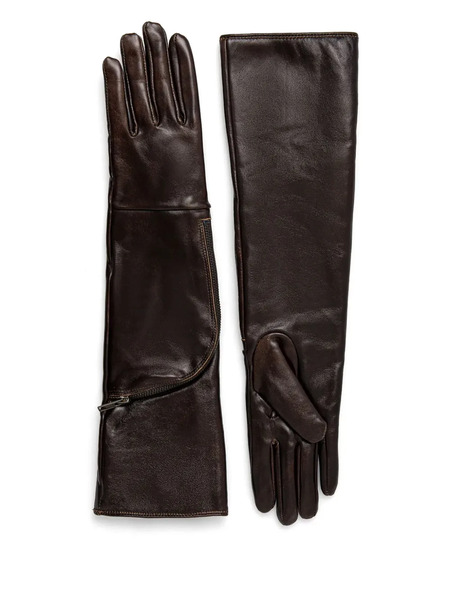  Gestuz Guantes Estilo Pull-on - Marrón 