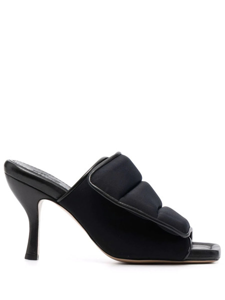  Giaborghini Mules Acolchados - Negro 