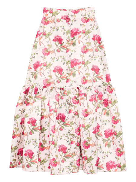  Giada Curti Falda Con Estampado Floral - Neutro 