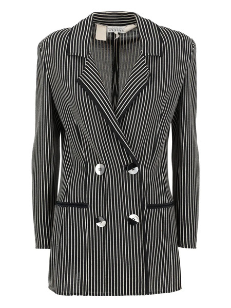  Gianfranco Ferré Pre-owned Blazer A Rayas - Negro 
